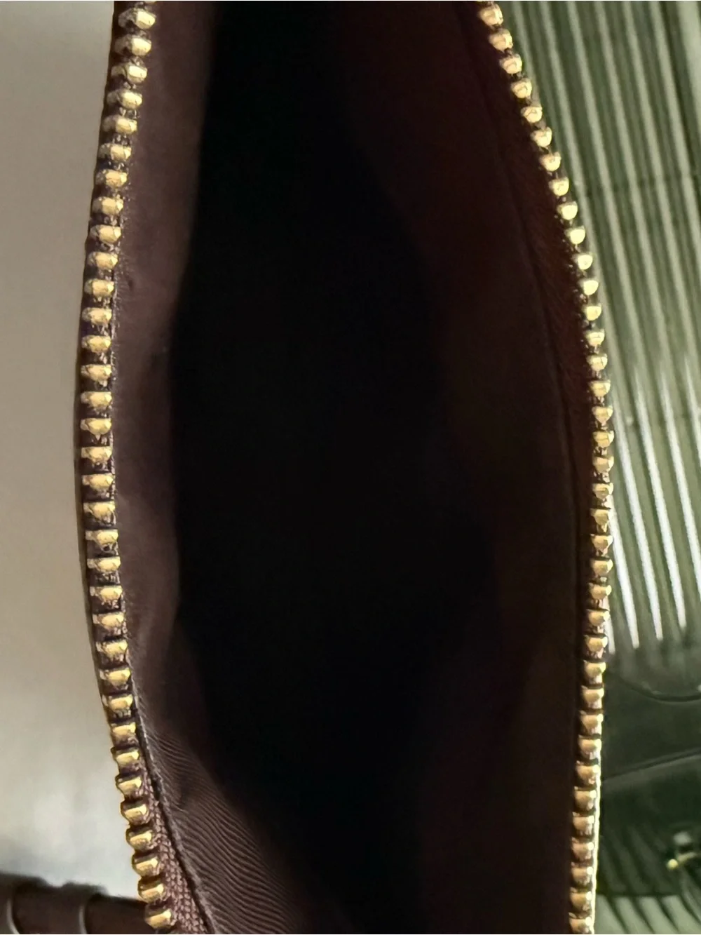Coach burgundy Pebbled Leather Messenger with Gold Hardware